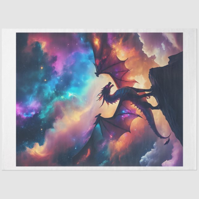 Papier Mousseline Nebula Dragon (Recto)