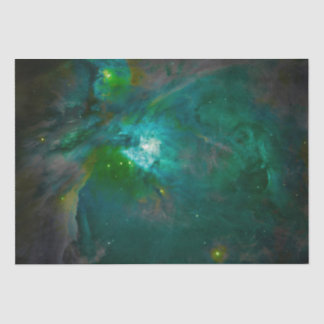 Papier Mousseline Nébuleuse d'Orion Vert foncé profond