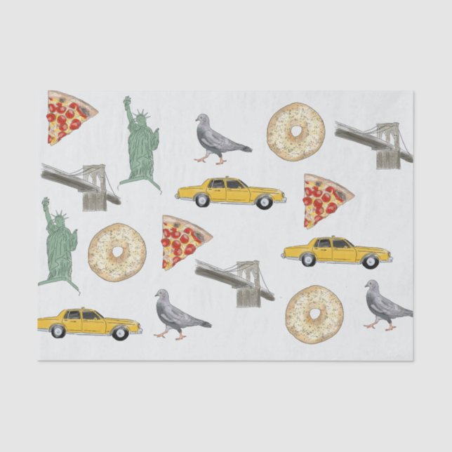 Papier Mousseline New York (Recto)