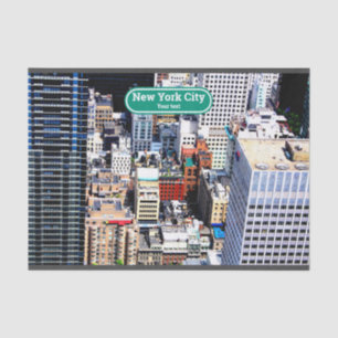 Papier Mousseline New York City NYC USA emballage cadeau