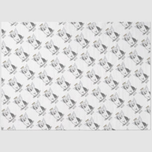 Papier Mousseline Nice Angel Old English Sheepdog (Gris 1) - mignon