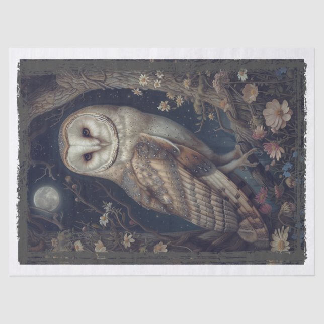 Papier Mousseline Night Owl (Recto)