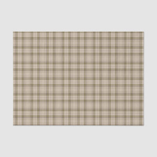 Papier Mousseline No. de brun de plaid de tartan, beige et vert 59