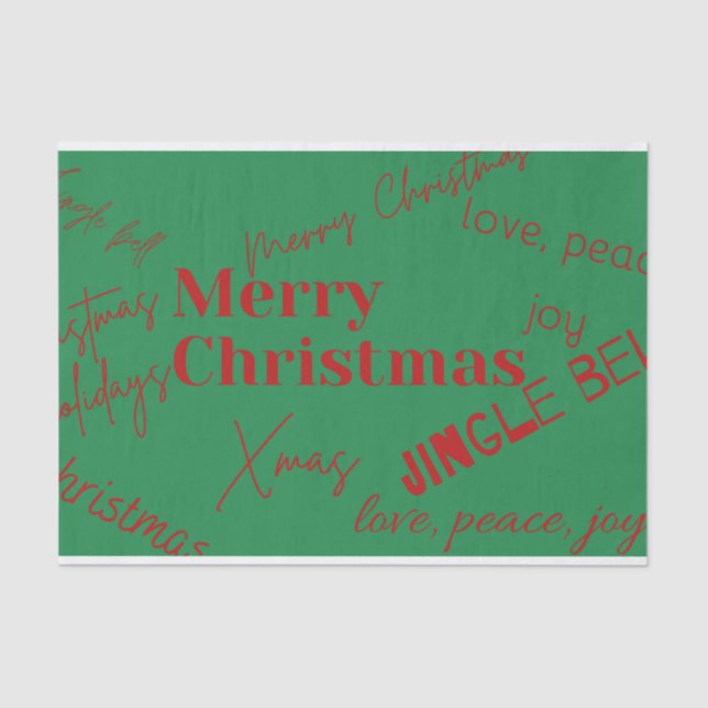 Papier Mousseline Noël (Recto)