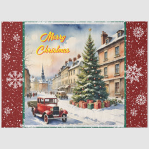 Papier Mousseline Noël belle collection Festive moderne