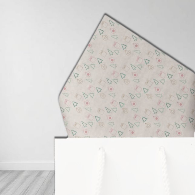 Papier Mousseline Noël chic (Créateur téléchargé)