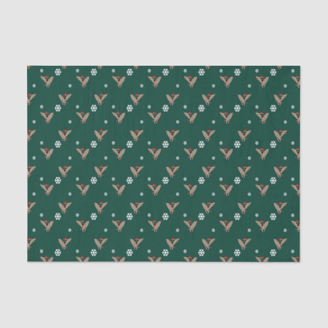 Papier Mousseline Noël de canard de Père Noël Mallard (Recto)