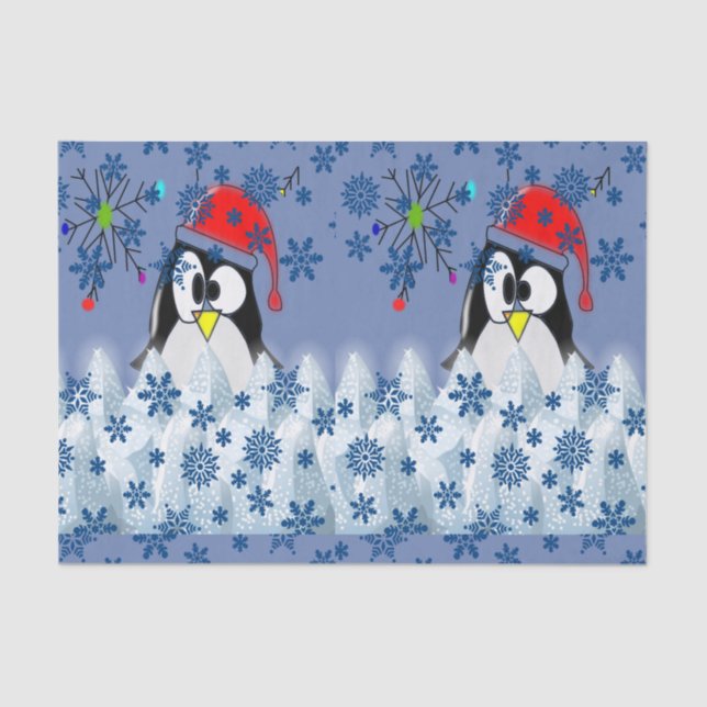 Papier Mousseline Noël de papier de tissu décoratif (Recto)