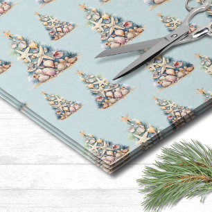 Papier Mousseline Noël de plage