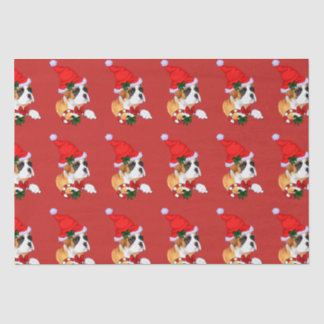 Papier Mousseline Noël du chien de boxe