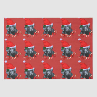 Papier Mousseline Noël du joli Black Labrador Retriever