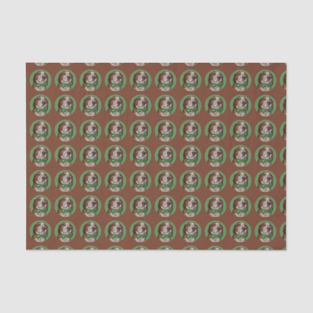 Papier Mousseline Noël est pour des beagles aussi (Recto)