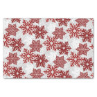 ⭐ Noël Étincelle Rouge ❄ Snowflakes