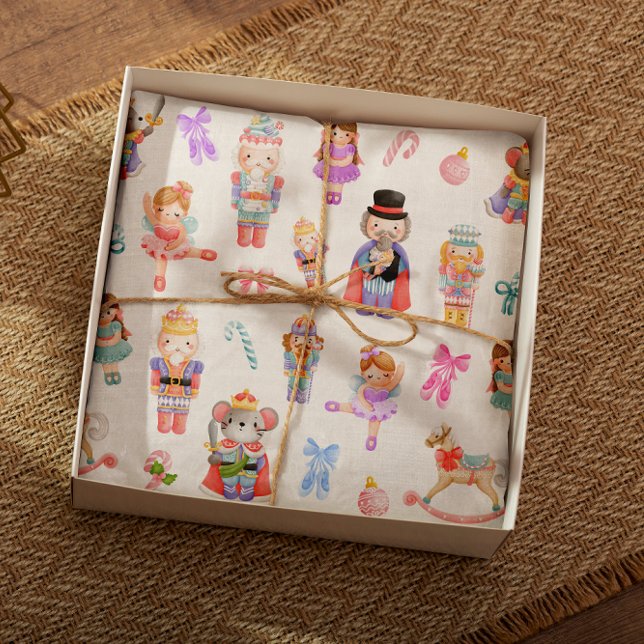 Papier Mousseline Noël Motif Nutcracker (Créateur téléchargé)