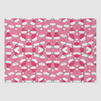 Papier Mousseline Noël rose Noël