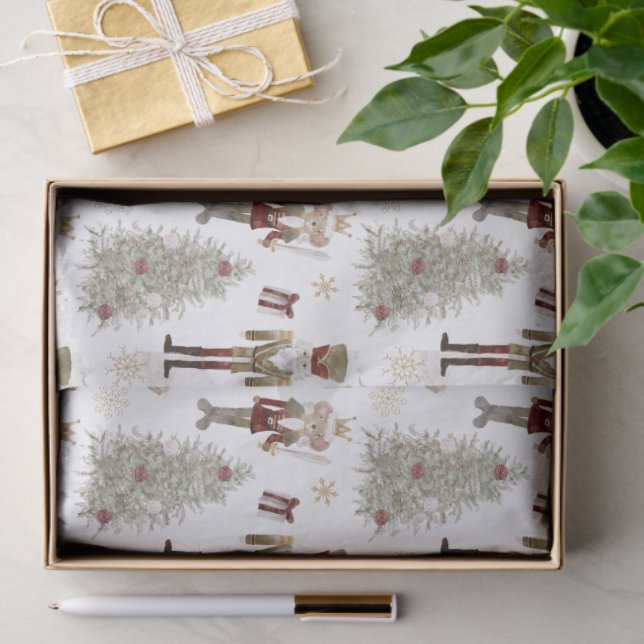 Papier Mousseline Noeud de ballet Noisette Noël (Cadeau)