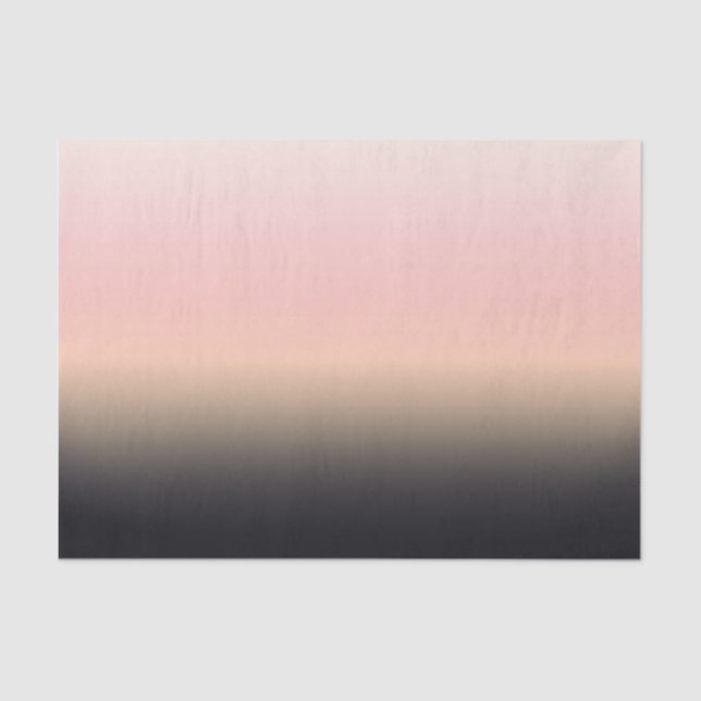 Papier Mousseline Noir assez rouillé pour denteler le gradient Ombre (Recto)