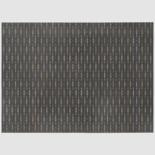 Papier Mousseline Noir et Gold Circus Series Design 17