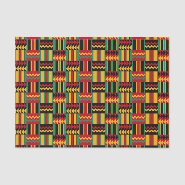 Papier Mousseline Noir rouge de vert jaune de panier de fierté (Recto)