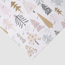 Nom, 3pc Tissu Papier Rustique Vacances d'hiver