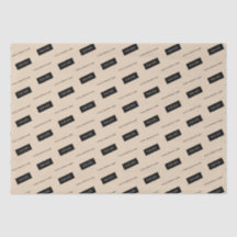 Nom commercial moderne Logo Emballage Beige