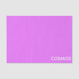 Papier Mousseline Nom de couleur pourpre cosmos