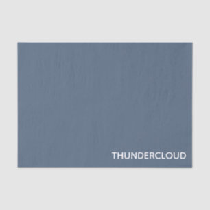 Papier Mousseline Nom de la couleur gris-bleu du nuage-tonnerre