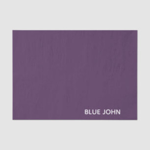 Papier Mousseline Nom de la couleur violette de Blue John