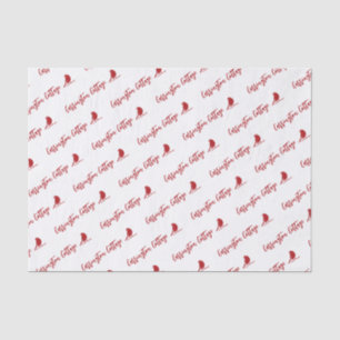 Papier Mousseline Nom de l'entreprise et logo personnalisé. Emballag