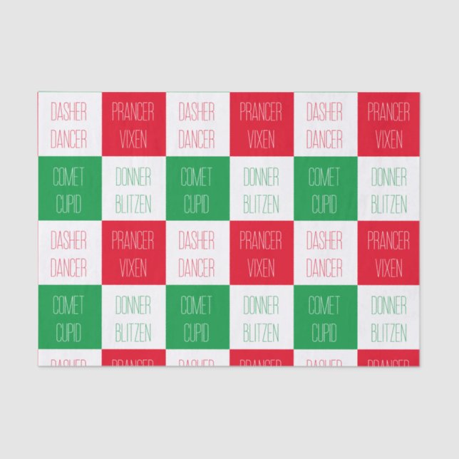 Papier Mousseline NOMS DES RÉINDEURS Papier Tissu (Recto)