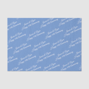 Papier Mousseline Noms do-it-yourself, Année Anniversaire, Script bl