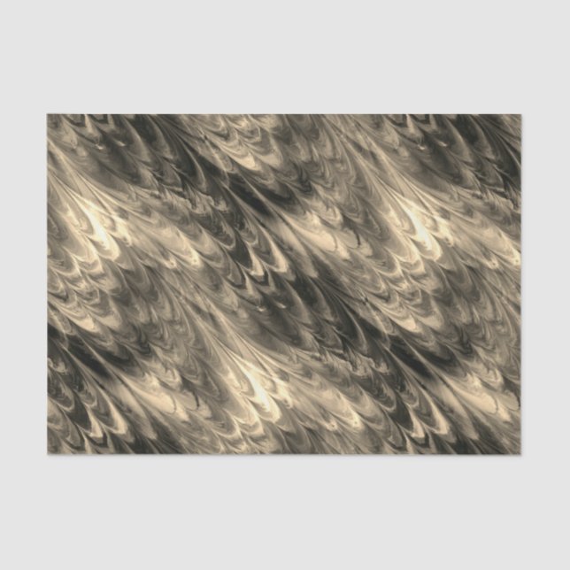 Papier Mousseline nonpareil kelpie antique or : papier de tissu (Recto)