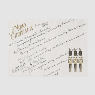 Papier Mousseline Notes de cours de la Chorale de Noël du Journal Ju