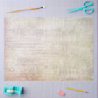 Notes musicales de style victorien et Fleurs défra