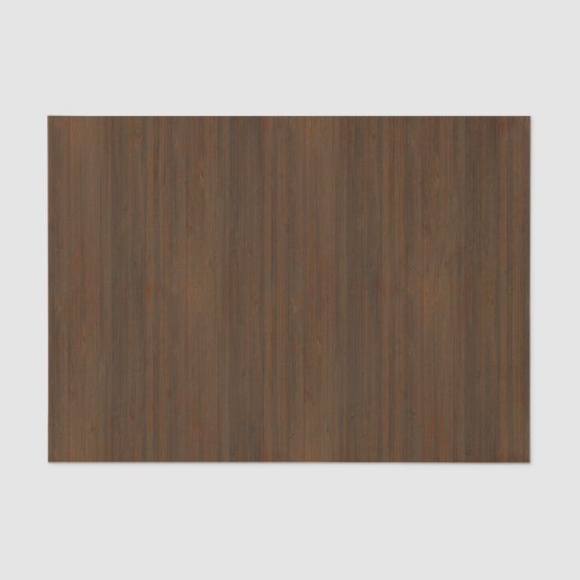 Papier Mousseline Noyer foncé Brown Bambou en bois Grain Look (Recto)