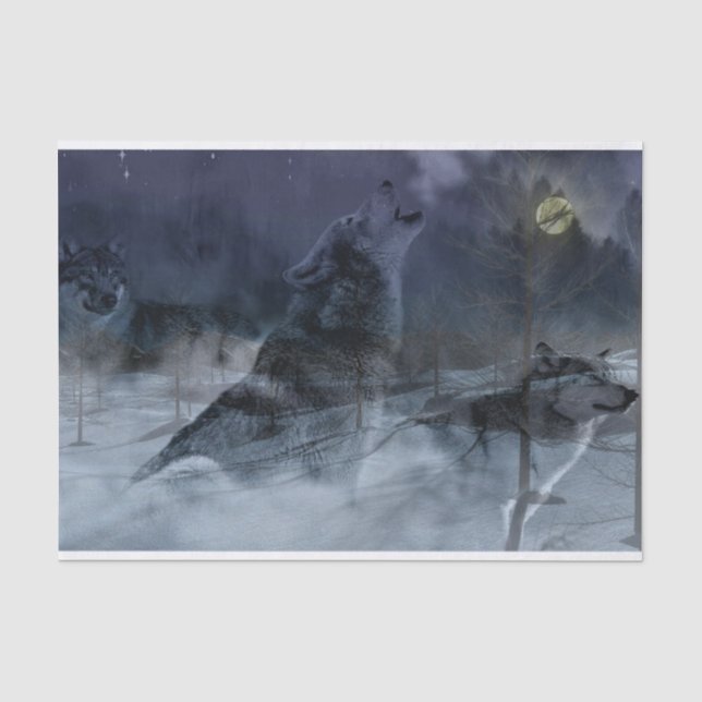 Papier Mousseline Nuit de la Lune Spirit (Recto)