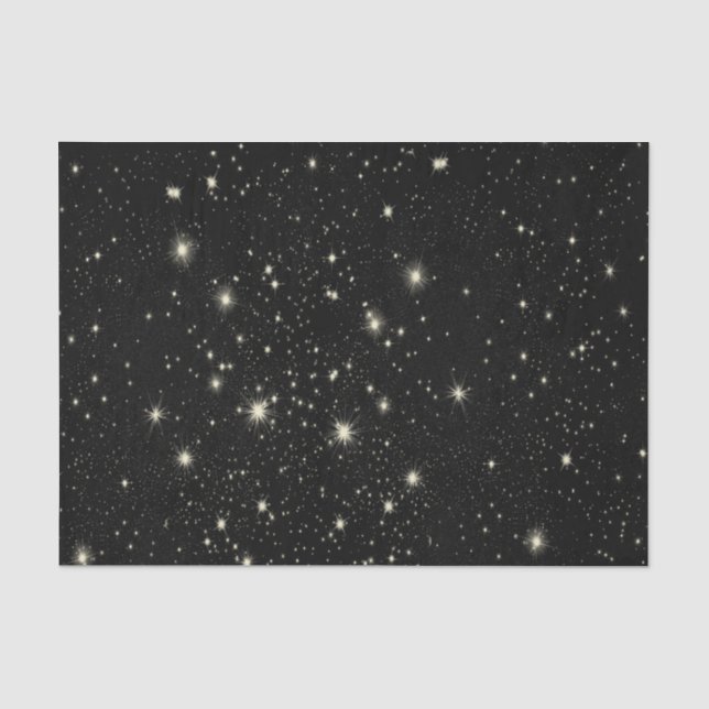 Papier Mousseline Nuit étoilée (Recto)