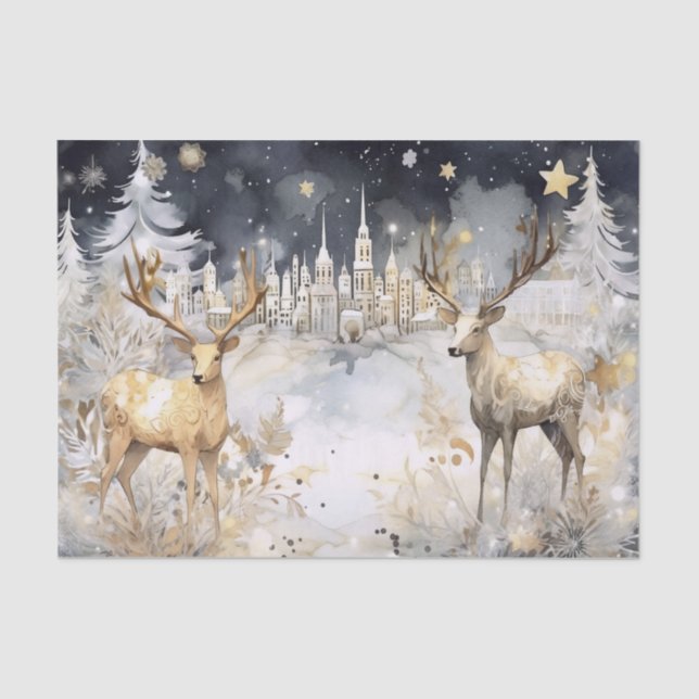 Papier Mousseline Nuit étoilée (Recto)