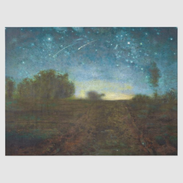 Papier Mousseline Nuit étoilée par Jean-François Millet (Recto)