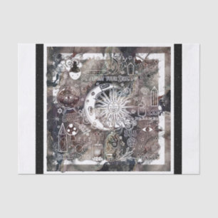 Papier Mousseline Numérologie Chanceuse Magie Manifestante Galaxie G