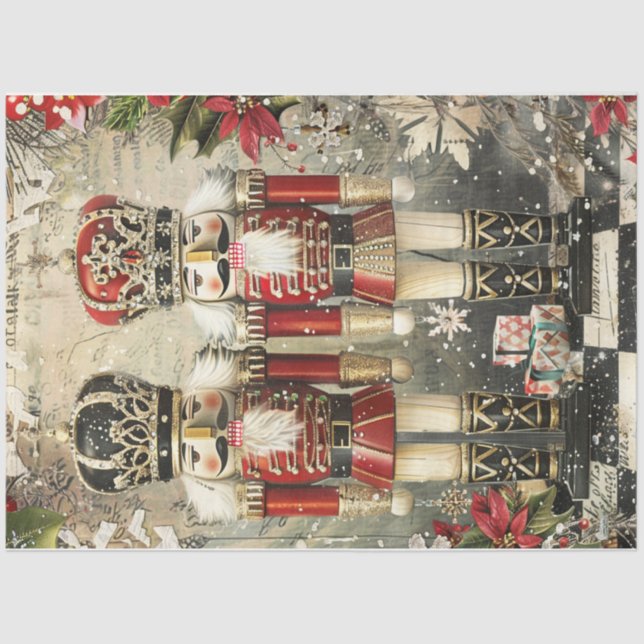 Papier Mousseline Nutcrackers (Recto)