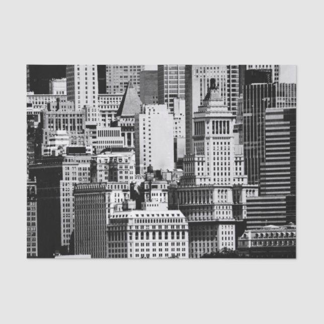 Papier Mousseline NYC Skyline IX (Recto)