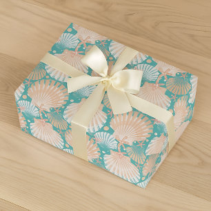 Papier Mousseline Ocean Treasurers Turquoise