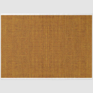 Papier Mousseline  Ochre Burlap Texture Découpage papier de tissus