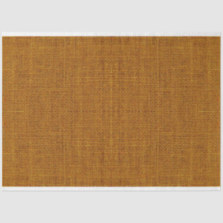 Papier Mousseline  Ochre Burlap Texture Découpage papier de tissus