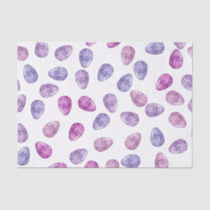 PAPIER MOUSSELINE OEUFS DE PÂTE DE COULEUR D'EAU BLEU PLUM