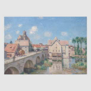 Papier Mousseline OEuvre d'Alfred Sisley - Le Pont de Moret