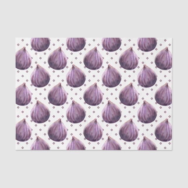 Papier Mousseline Oignon pourpre (Conception 5 de la série pourpre) (Recto)