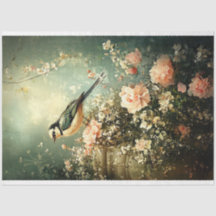 Oiseau de printemps vert