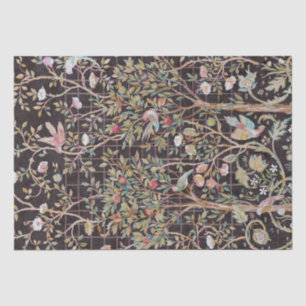 Papier Mousseline Oiseaux dans le Jardin des Fleurs, William Morris